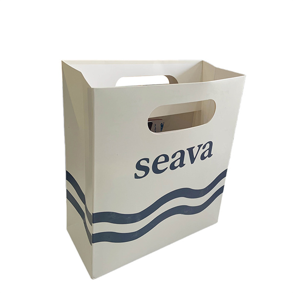 SEAVA Cut-Out Handle Paper Shopper Premium Eco-Luxury Retail Tote