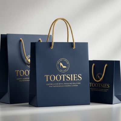 Premium Tootsies Logo Brand Paper Bags - Custom Luxury Retail Packaging Solutions